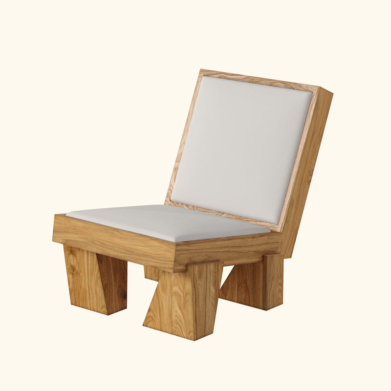 Block Lounge Chair Upholstered